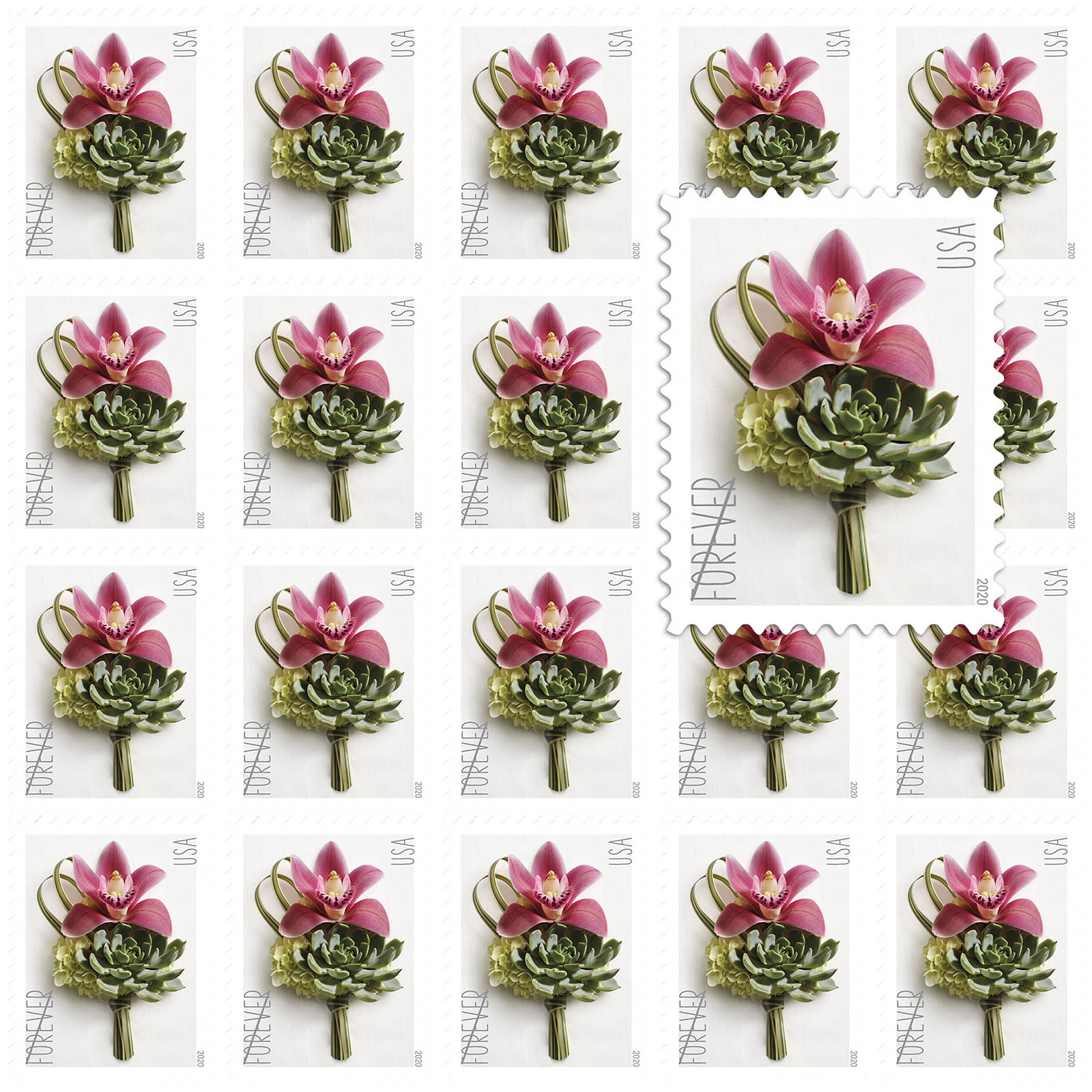 2020 Contemporary Boutonniere Forever®Stamp - Forever Stamps