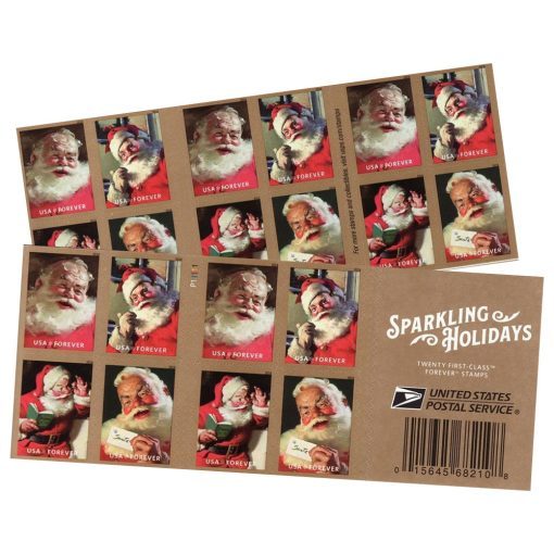 2018 Sparkling Holiday Christmas stamps - Forever Stamps