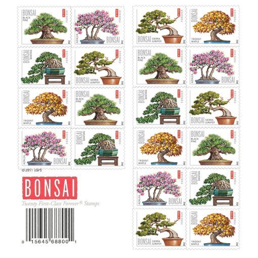 2012 Bonsai Tree  stamps - Forever Stamps