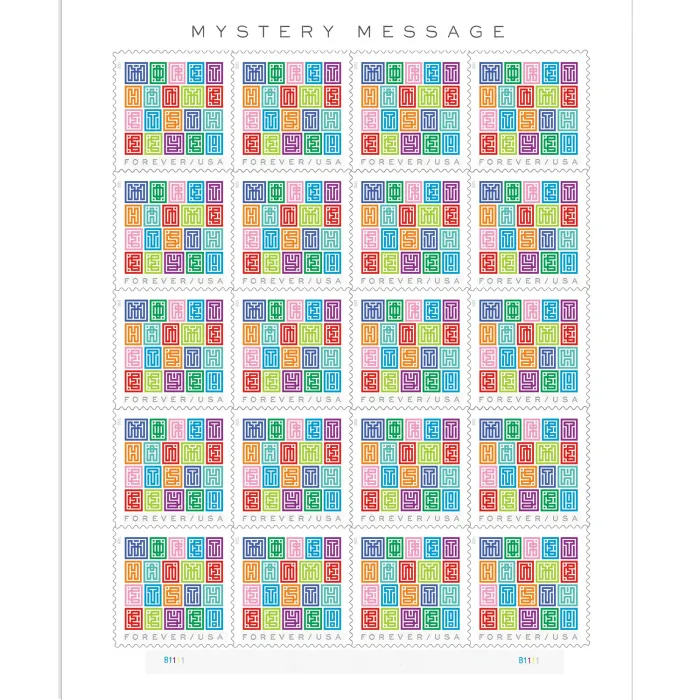 2021 Mystery Message Forever Stamps - Forever Stamps