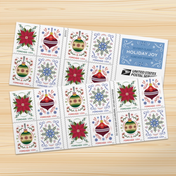2024 Holiday Joy Stamps - Forever Stamps