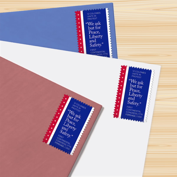 2024 First Continental congress - Forever Stamps