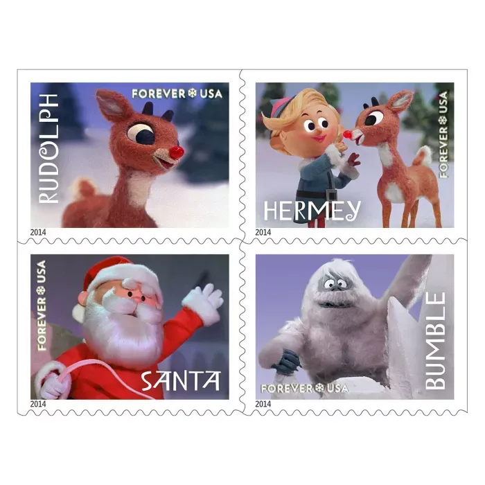 Big Sales! Christmas Collection Stamps,500 Pcs - Forever Stamps