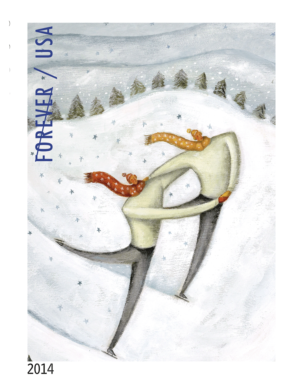 2014 Winter Fun Stamps - Forever Stamps