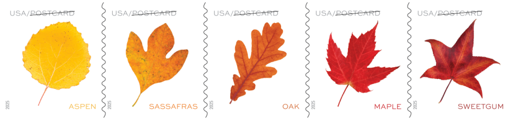 2025 Vibrant Leaves Stamps - Forever Stamps