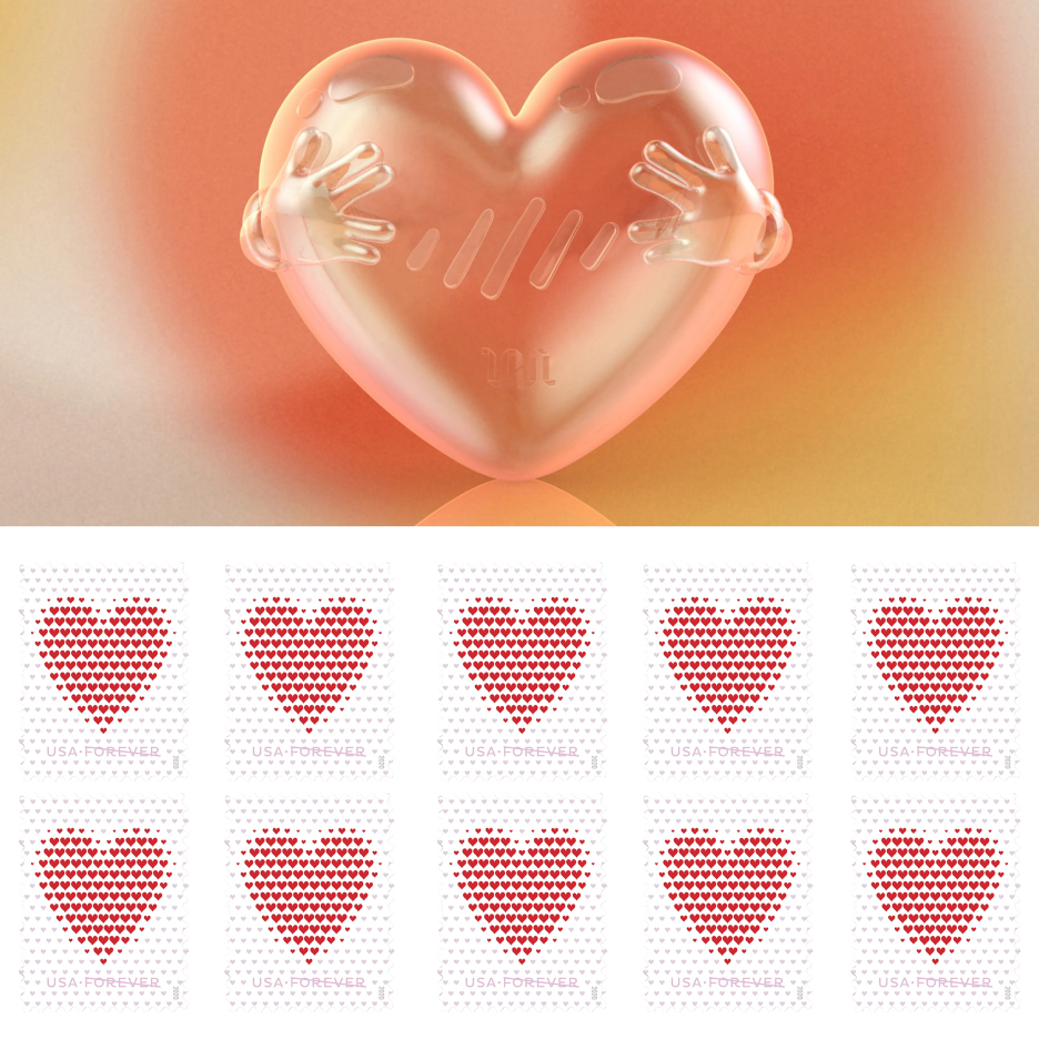 2020 Made of Hearts Forever Stamps - Forever Stamps