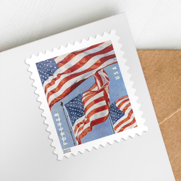 2022 U.S. Flag Forever Stamps 50 Rolls - Forever Stamps