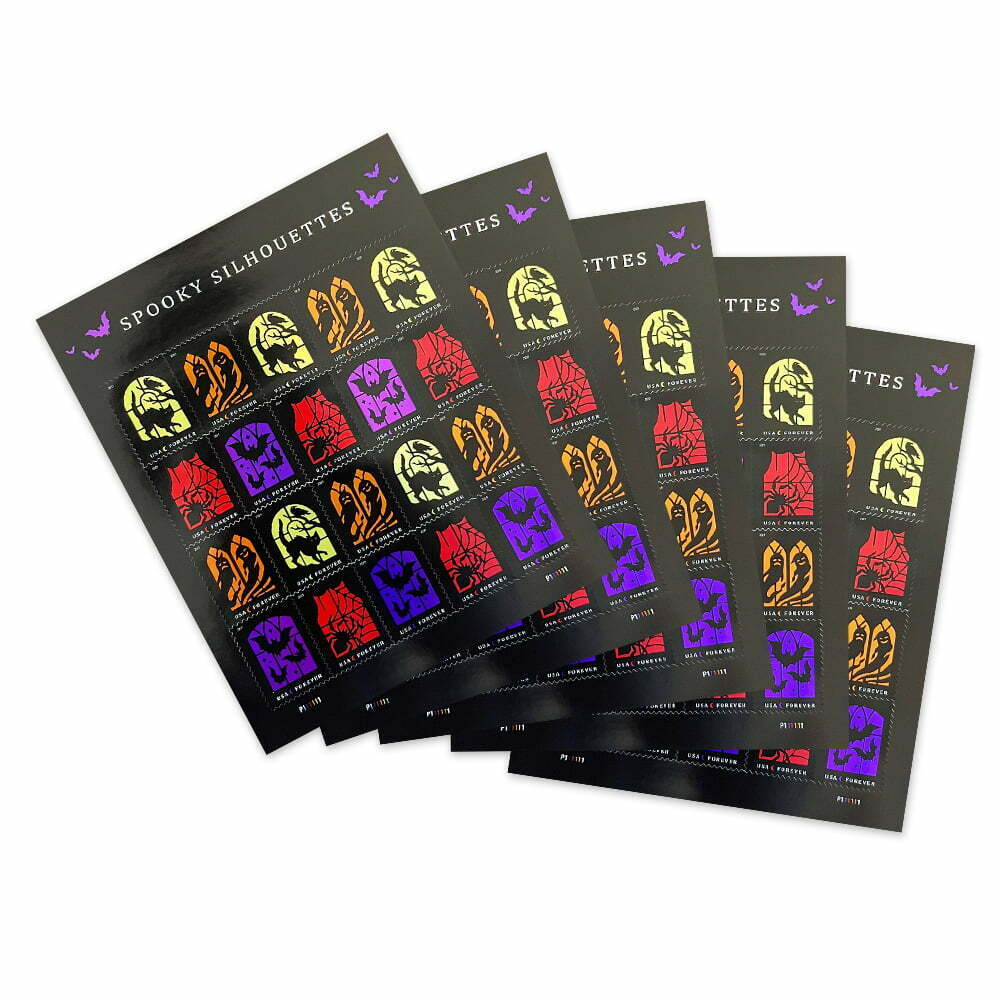 2019 Spooky Silhouettes Stamps - Forever Stamps