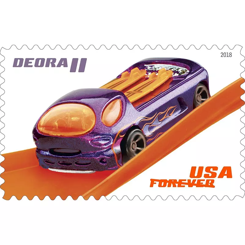 2018 Hot Wheels Stamps - Forever Stamps