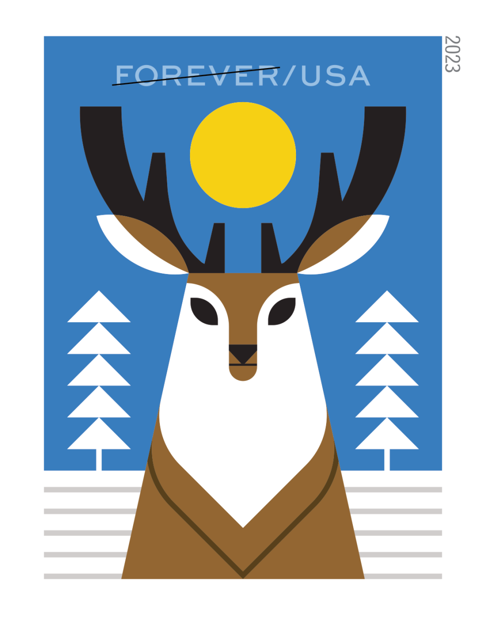 2023 Winter Woodland Animals Stamps - Forever Stamps