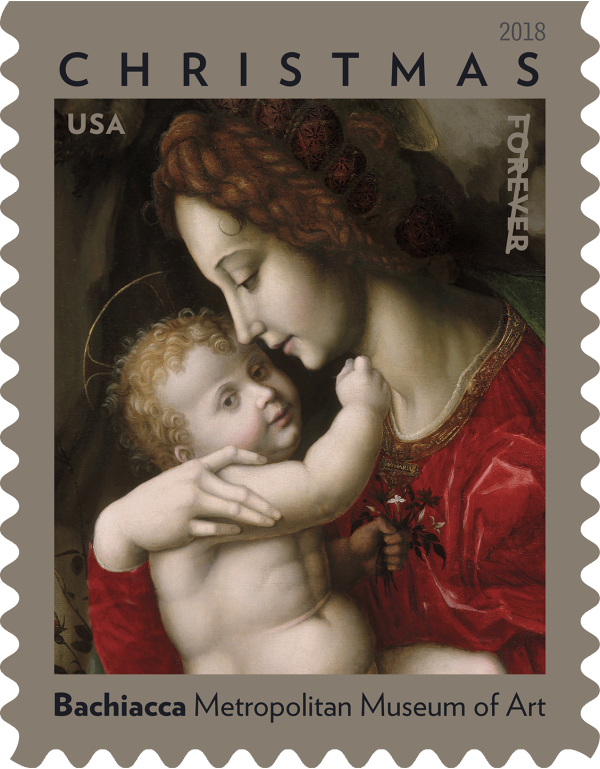 2018 Madonna and Child by Bachiacca Stamps - Forever Stamps