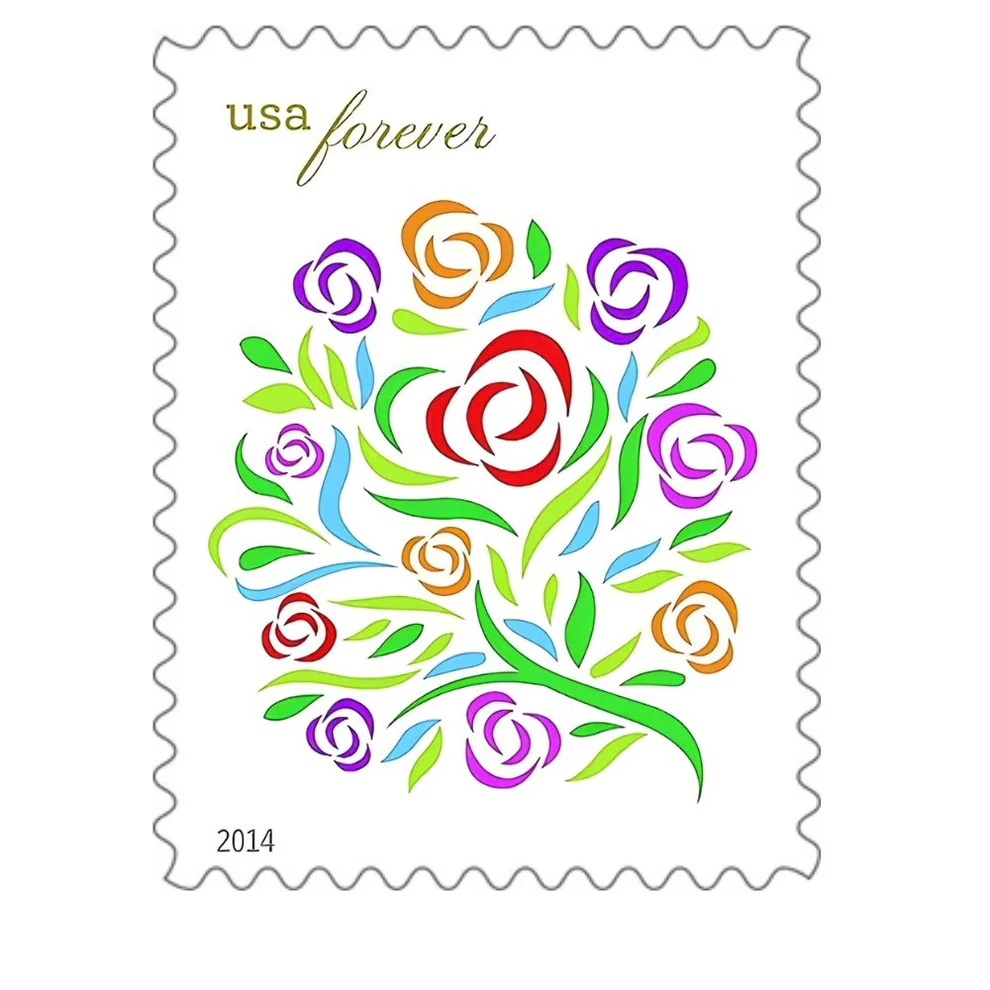 2014 Where Dreams Bloom Stamps 100 PCS - Forever Stamps